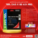 Dây vợt cầu lông bộ DAS X BS 69 Pro - Đỏ