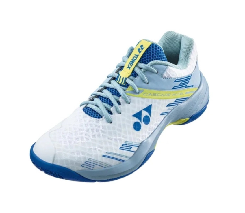 Giày Cầu Lông Yonex Cascade Accel Slim - Trắng Vàng (Mã JP)