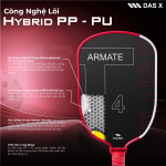 vợt Pickleball- PLUSX ARMATE T4