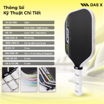 Vợt Pickleball PLUSX TIGER I - 16MM
