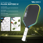 Vợt Pickleball PLUSX RIPTIDE IV - 16MM