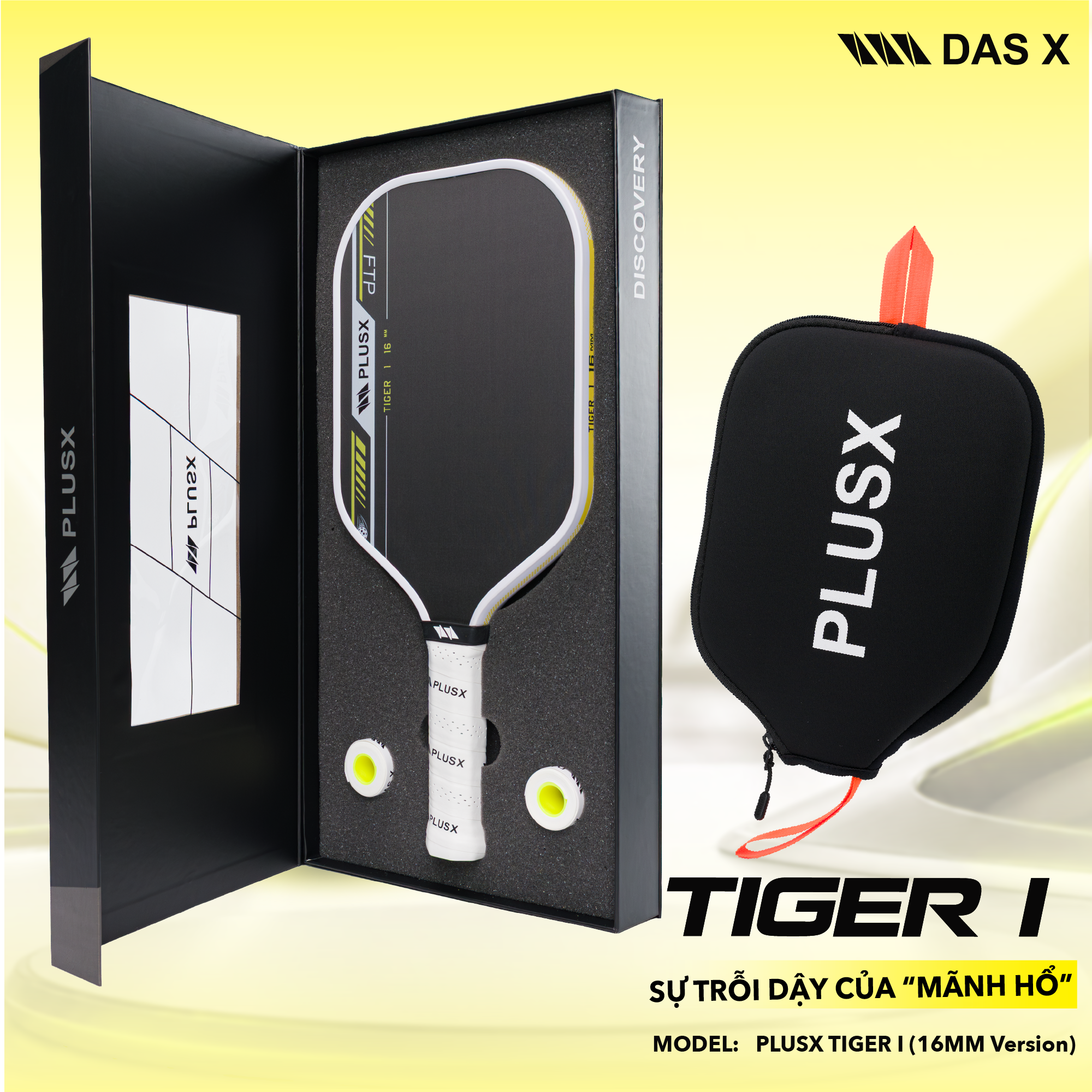 Vợt Pickleball_PLUSX TIGER I (16MM)