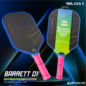 Vợt Pickleball_PLUSX BARRETT 01 - 16MM