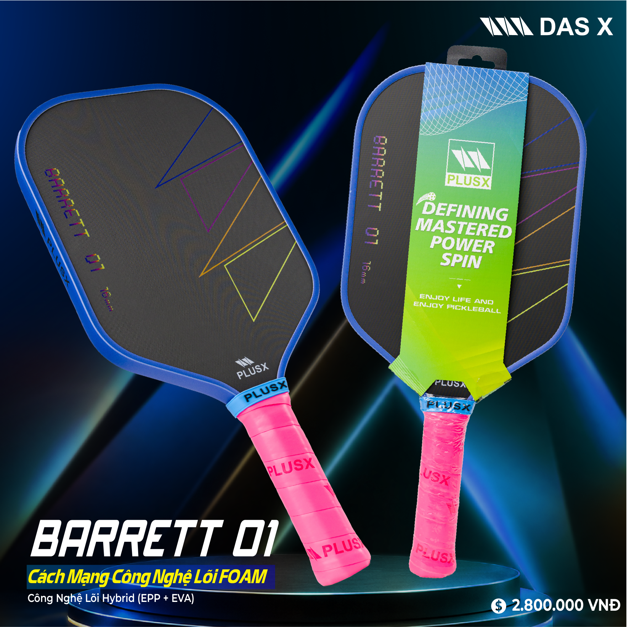 Vợt Pickleball_PLUSX BARRETT 01