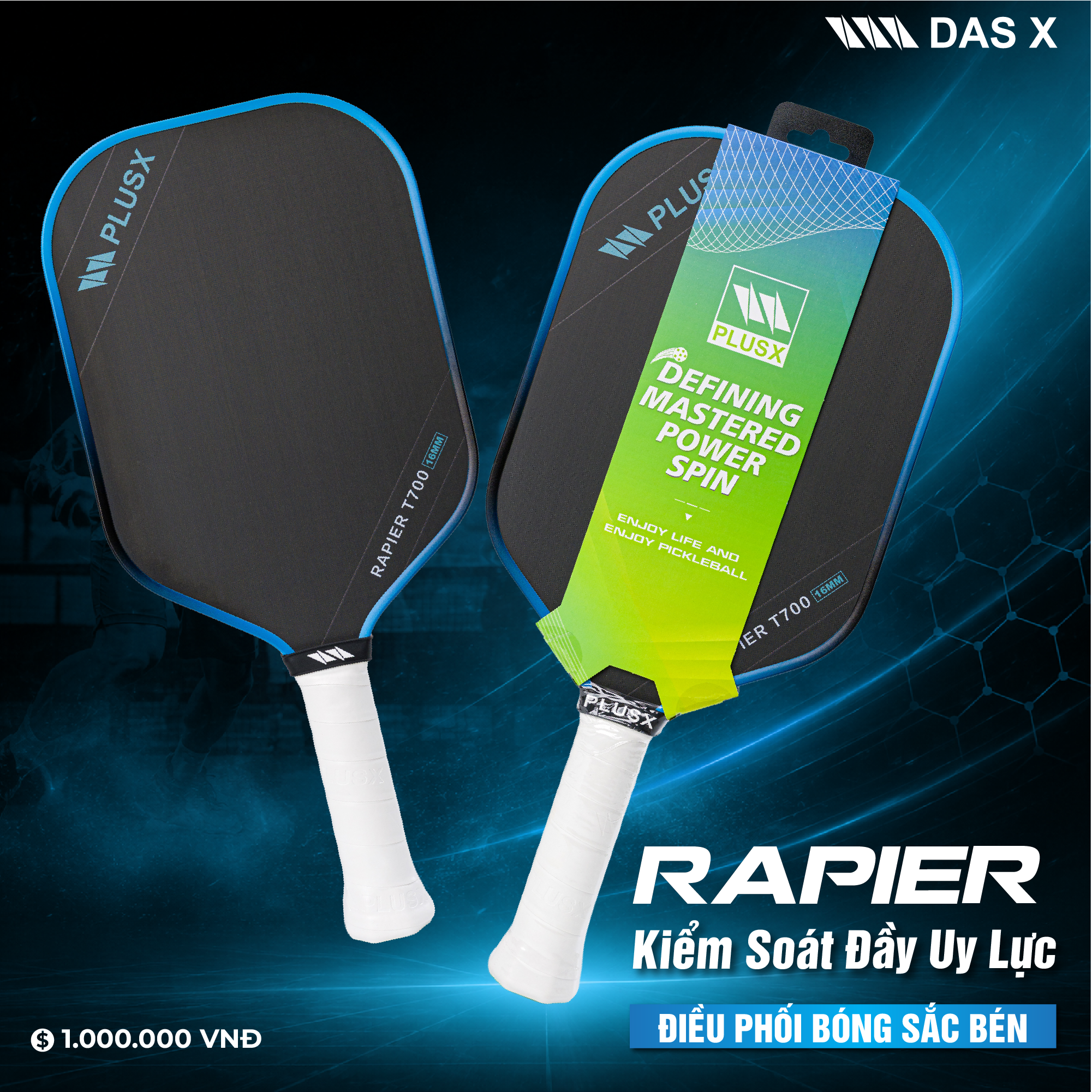 Vợt Pickleball_PLUSX RAPIER