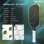 Vợt Pickleball_PLUSX Uzii-4S - 16MM