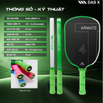 Vợt Pickleball_PLUSX ARMATE T4 - 16MM