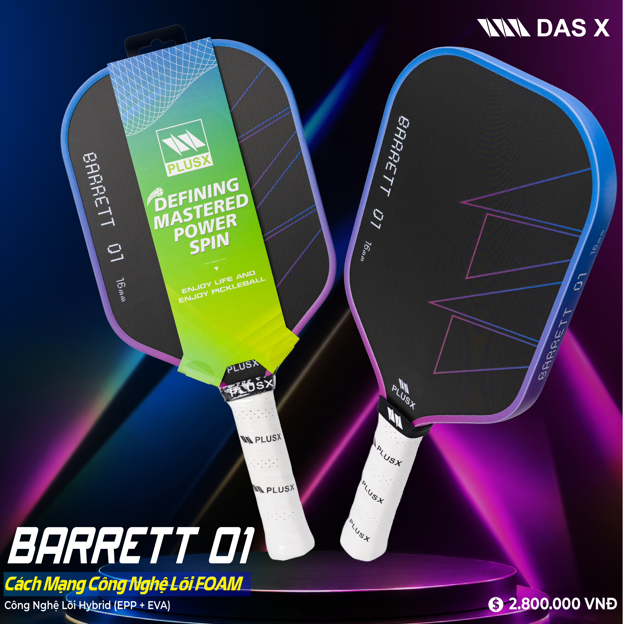 Vợt Pickleball_PLUSX BARRETT 01