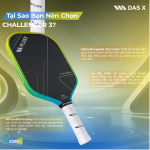 Vợt Pickleball_PLUSX CHALLENGER 3 - 16MM