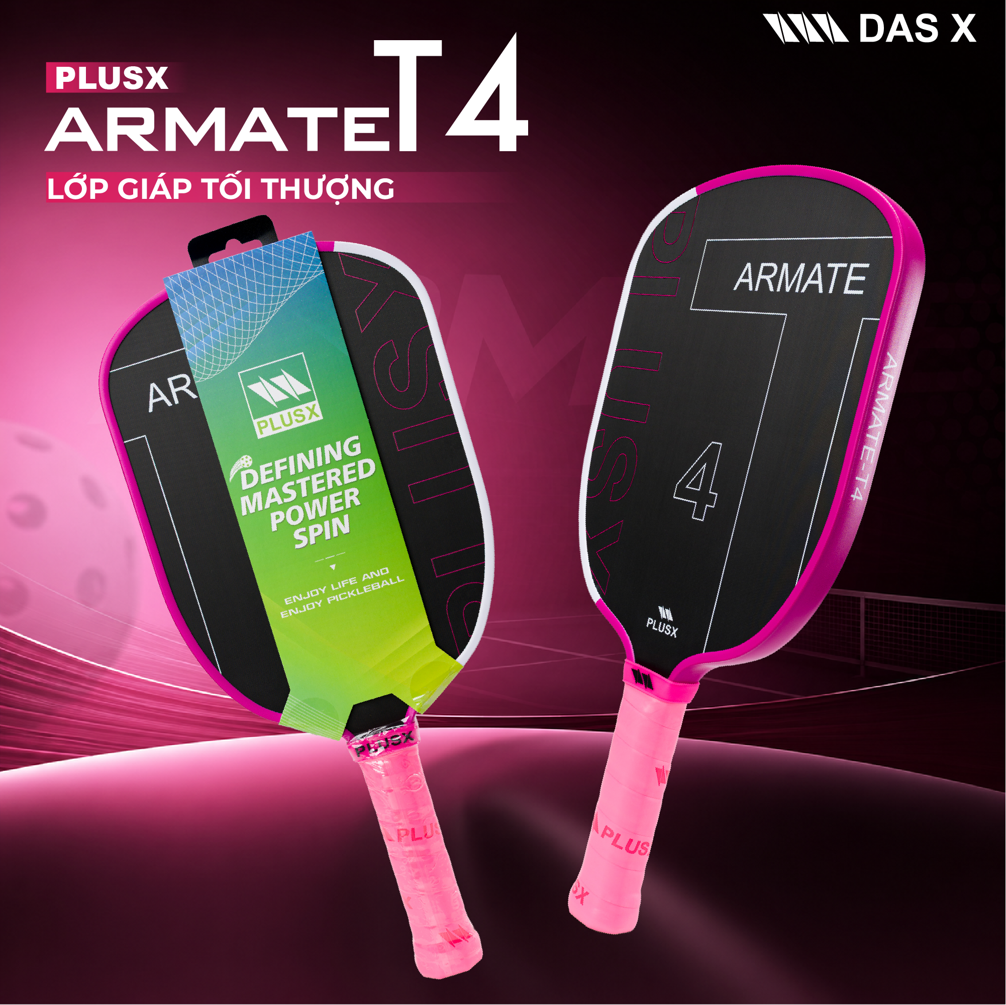 Vợt Pickleball_PLUSX ARMATE T4
