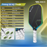 Vợt Pickleball_PLUSX CHALLENGER 3 - 16MM