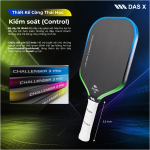 Vợt Pickleball PLUSX CHALLENGER 3 PRO - 16MM