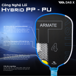 Vợt Pickleball_PLUSX ARMATE T4 - 16MM