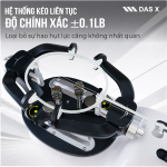 Máy đan vợt điện tử thông minh DAS X RSM-X11 - Trắng