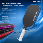 Vợt Pickleball PLUSX SP-FOAM - 16MM