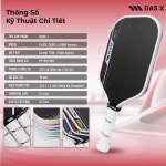 Vợt Pickleball_PLUSX TIGER I (16MM)
