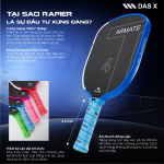 Vợt Pickleball_PLUSX ARMATE T4 - 16MM