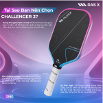 Vợt Pickleball_PLUSX CHALLENGER 3 - 16MM