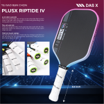 Vợt Pickleball_PLUSX RIPTIDE IV
