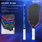 Vợt Pickleball_PLUSX Uzii-4S - 16MM