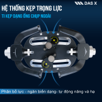 Máy đan vợt điện tử thông minh DAS X RSM-X11 - Xanh Dương