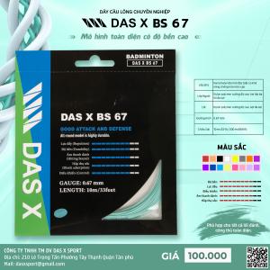 Dây vợt cầu lông bộ DAS X BS 67