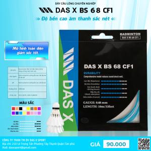 Dây vợt cầu lông bộ DAS X BS 68 CF1