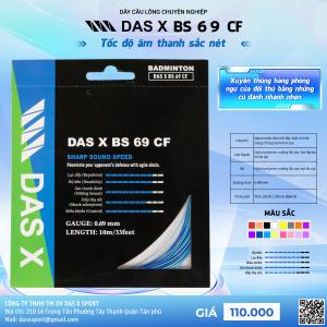 Dây vợt cầu lông bộ DAS X BS 69 CF