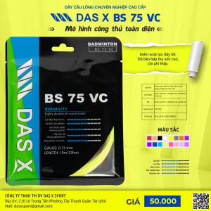 Dây vợt cầu lông bộ DAS X BS 75 VC - Chuối