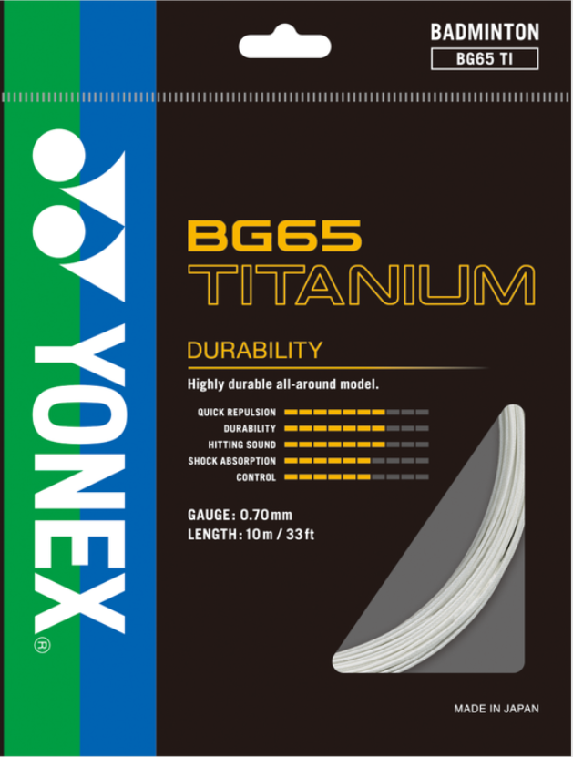 Dây cước căng vợt Yonex BG 65 TITANIUM