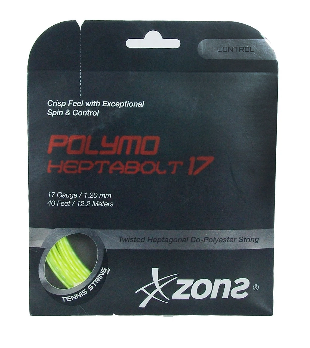Cước Tennis Zons Kẽm Xoắn Polymo Heptabolt 17
