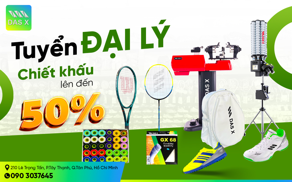 DASXSPORT tuyển đại lý - Chiết khấu lên đến 50%