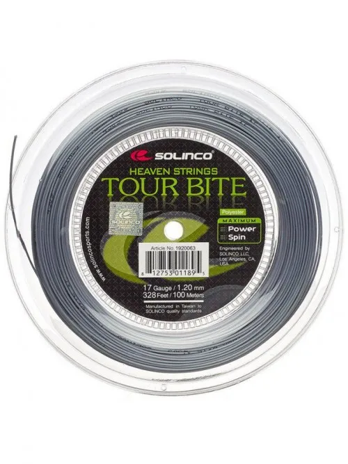 Dây tennis Solinco Tour Bite 1.20 - 1.25 (Sợi 12M)