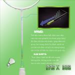 Vợt cầu lông DAS X 362 - Lá nhạt trắng