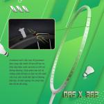 Vợt cầu lông DAS X 362 - Lá nhạt trắng