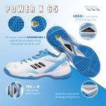 Giày Cầu Lông DAS X POWER X 65 - Trắng xanh