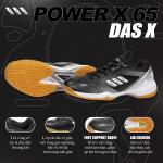 Giày Cầu Lông DAS X POWER X 65 - Đen bạc