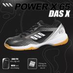 Giày Cầu Lông DAS X POWER X 65 - Đen bạc