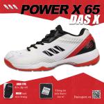 Giày Cầu Lông DAS X POWER X 65 -  Trắng đỏ