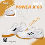 Giày Cầu Lông DAS X POWER X 65 - Trắng bạc
