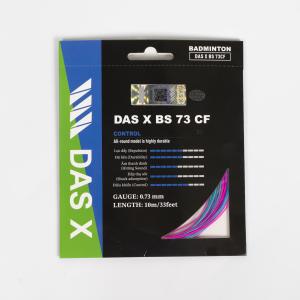 Dây vợt cầu lông bộ DAS X BS 73 CF - Hồng xanh lơ