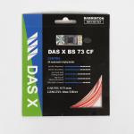 Dây vợt cầu lông bộ DAS X BS 73 CF - Đỏ trắng