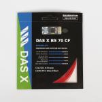 Dây vợt cầu lông bộ DAS X BS 70 CF - Đỏ