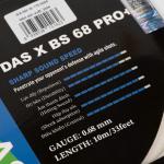 Dây vợt cầu lông bộ DAS X BS 68 Pro+ - Trắng