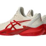 Giày Tennis Asics Court FF 3 NOVAK Cream/Classic Red