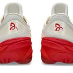 Giày Tennis Asics Court FF 3 NOVAK Cream/Classic Red