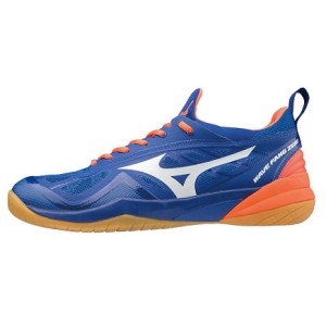 Giày Cầu Lông Mizuno Wave Fang Zero Xanh Cam Chính Hãng