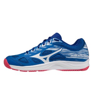 Giày Cầu Lông Mizuno Sky Blaster 2 - Xanh Trắng Đỏ Chính Hãng