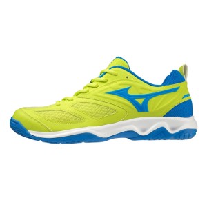 Giày Cầu Lông Mizuno Dynablitz - Vàng Chanh Xanh Chính Hãng