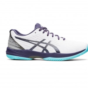 GIÀY TENNIS ASICS SOLUTION SWIFT FF (WHITE / INDIGO FOG)